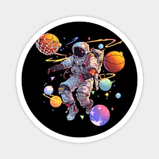 basketball astronaut Magnet